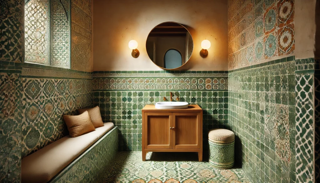 zellige carrelage salle de bain